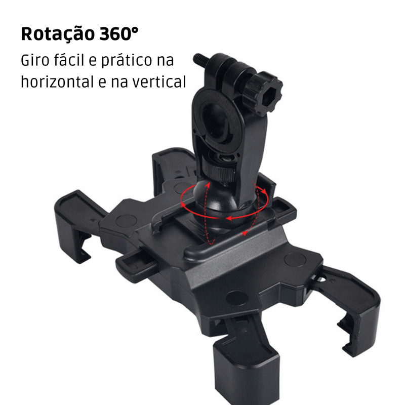 Novo Suporte para Celular Giro 360 Bike