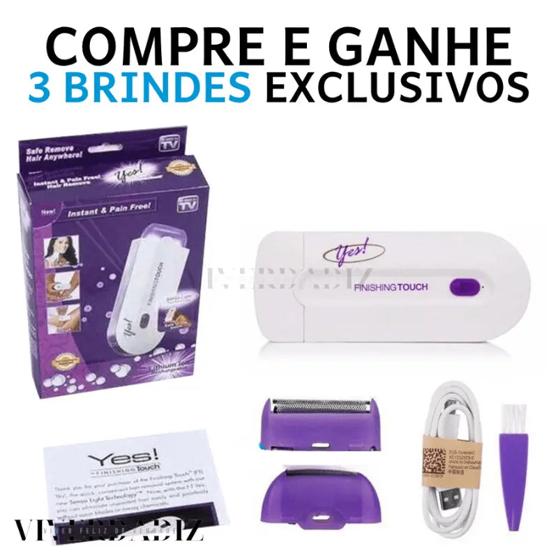 Kit Depilador e Rejuvenescimento Indolor 2 em 1 - LaserFlex™