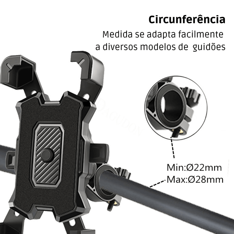 Novo Suporte para Celular Giro 360 Bike