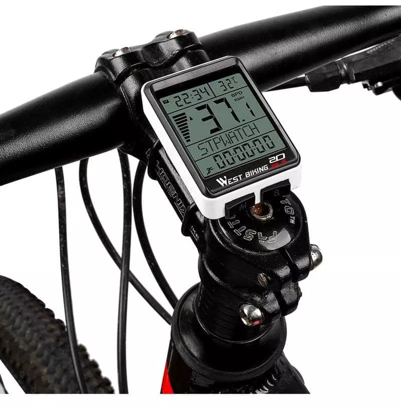 Hodômetro LED Ciclismo com Wireless West Biking 2.0