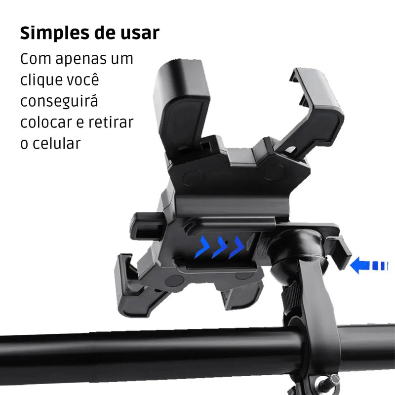 Novo Suporte para Celular Giro 360 Bike