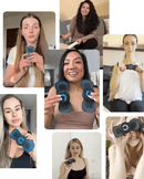 Novo Massageador Eletroterapia Portátil Alivia Estresse, Tensões Musculares, Ansiedade e Dores - Viverdadiz