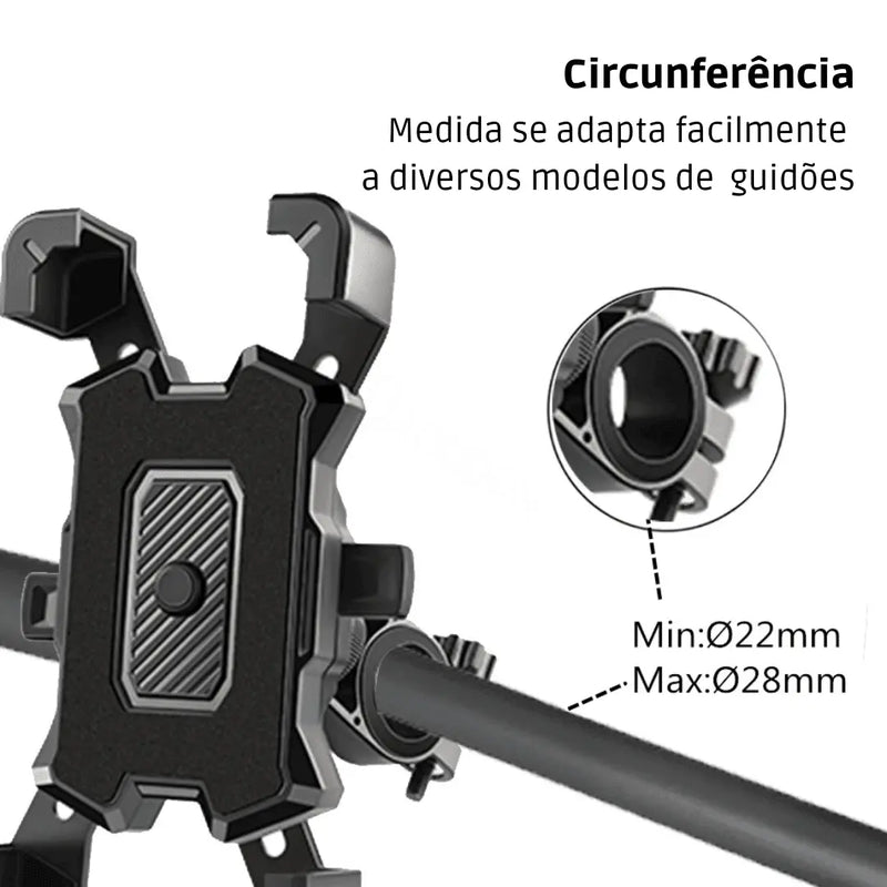 Novo Suporte para Celular Giro 360 Bike