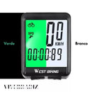 Odômetro LED Ciclismo Wireless A Prova D'Água