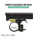 Kit Farol de Bike Profissional Recarregável USB, 6-8 LEDS Luzes Dianteiras e Traseiras