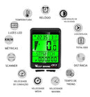 Hodômetro LED Ciclismo com Wireless West Biking 2.0