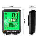 Velocímetro, Cronômetro e Hodômetro Para Bike de Fácil Instalação, Sem Fio LED A Prova D'Água. - Viverdadiz