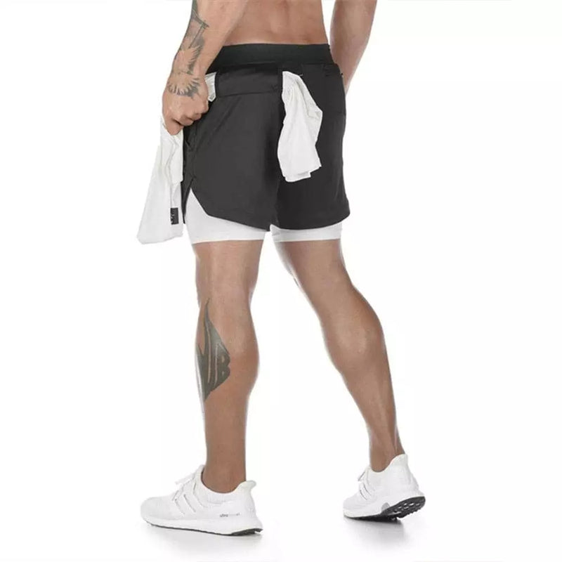 Novo Short Confort 2 em 1 Respirável para Corrida