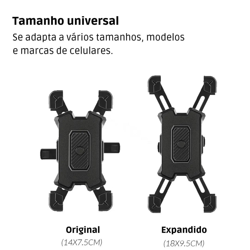 Novo Suporte para Celular Giro 360 Bike